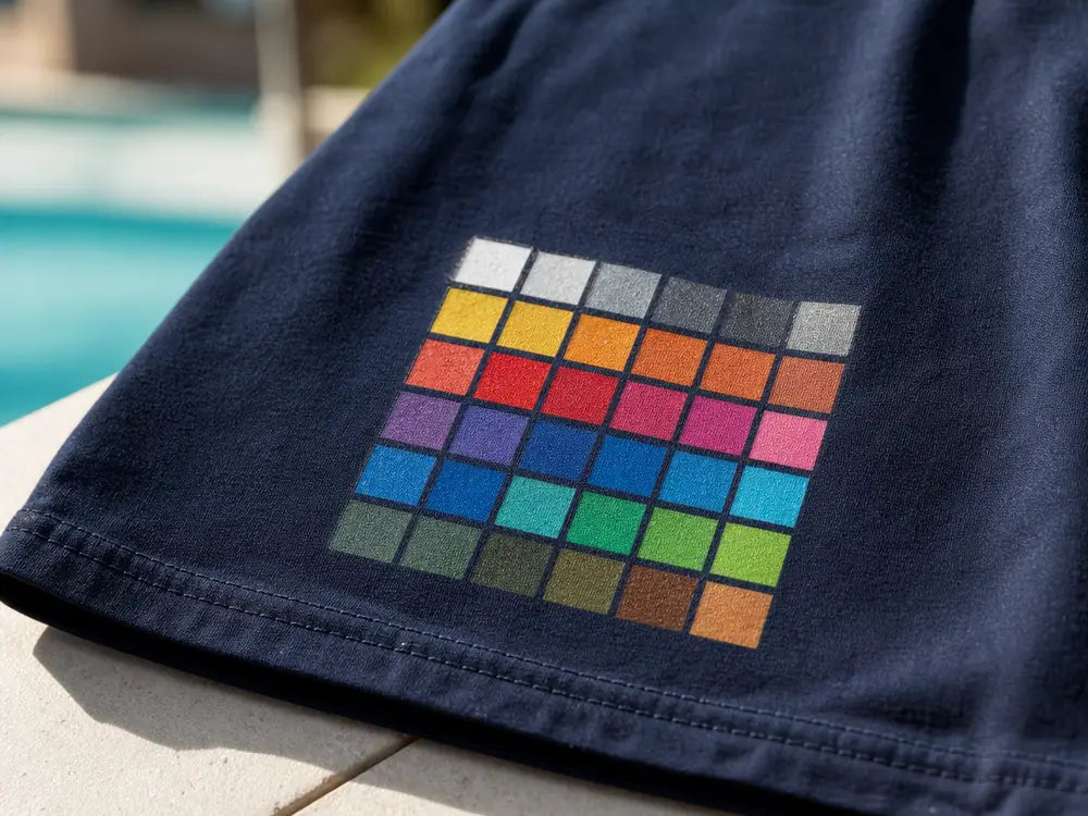 DTF color chart